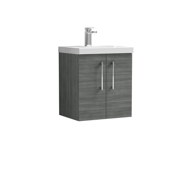 NUIE 500mm Wall Hung 2 Door Vanity & Basin 1