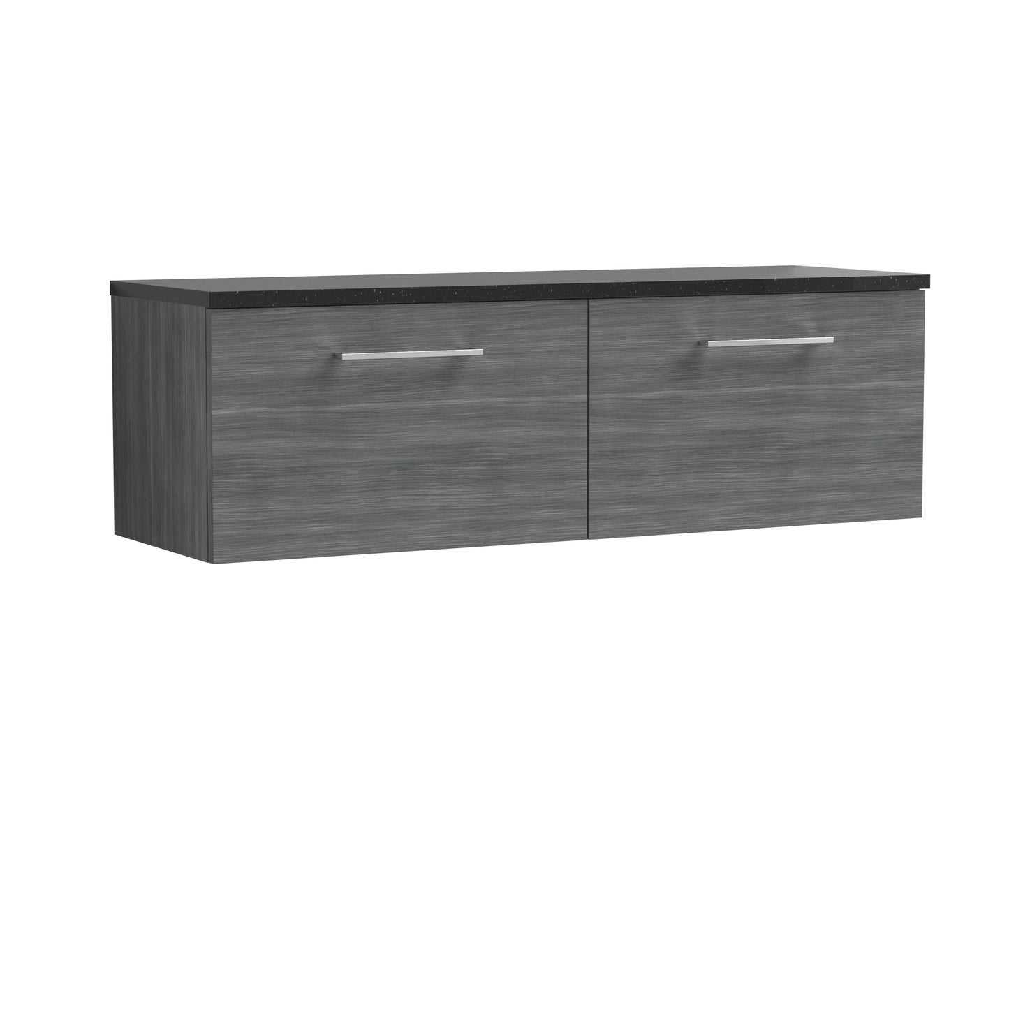 NUIE 1200mm Wall Hung 2-Drawer Vanity & Laminate Worktop