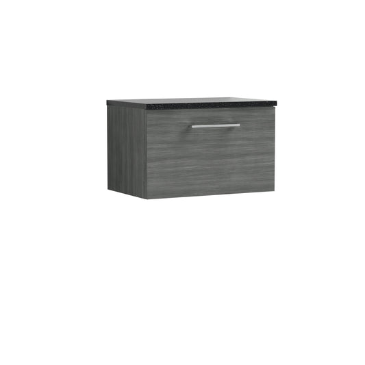 NUIE 600mm Wall Hung 1 Drawer Vanity & Laminate Top