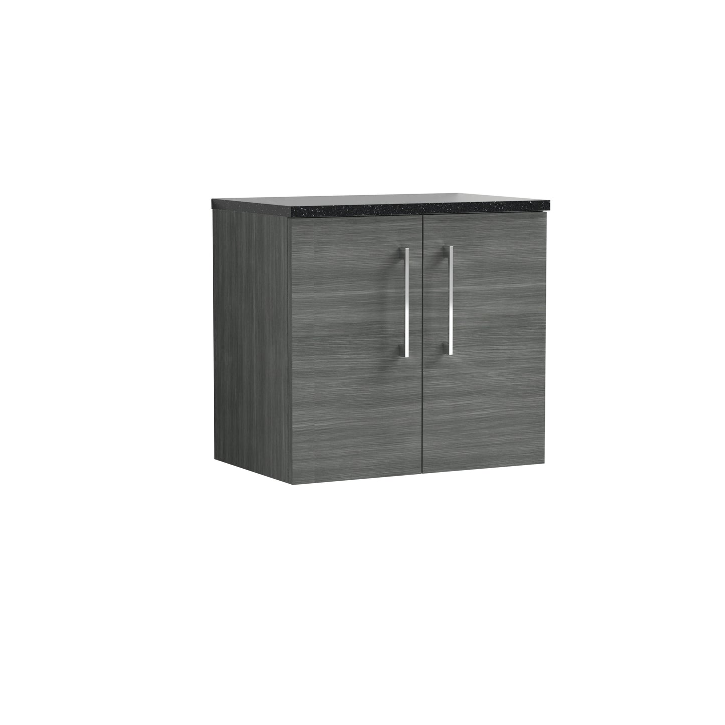 NUIE 600mm Wall Hung 2 Door Vanity & Laminate Top
