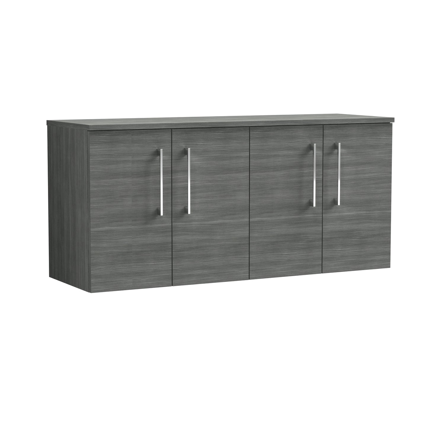 NUIE 1200mm Wall Hung 4 Door Vanity & Worktop