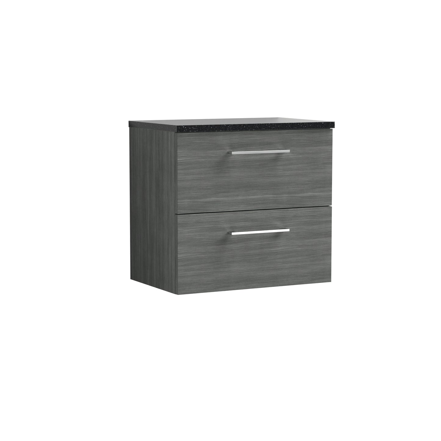 NUIE 600mm Wall Hung 2 Drawer Vanity & Laminate Top