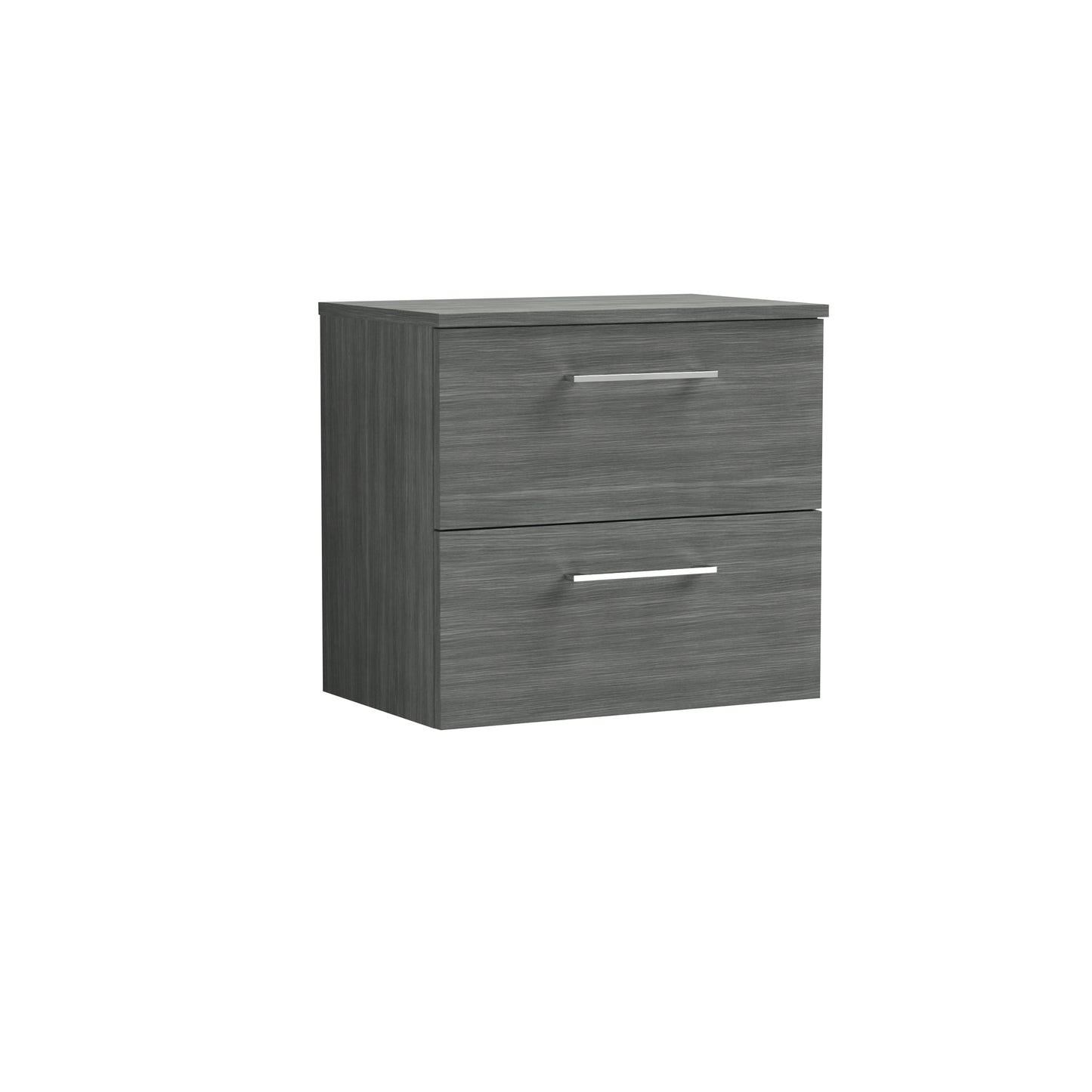 NUIE 600mm Wall Hung 2 Drawer Vanity & Worktop