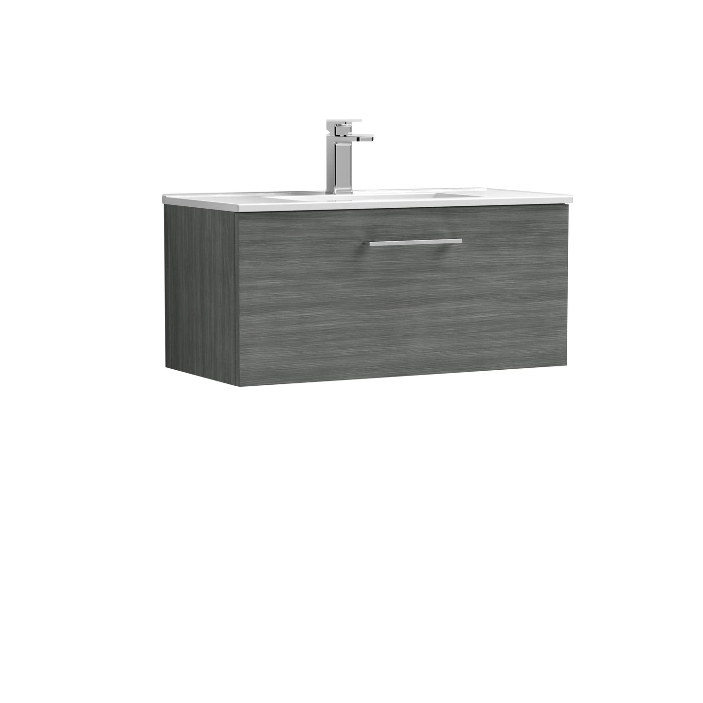 NUIE 800mm Wall Hung 1 Drawer Vanity & Basin 2