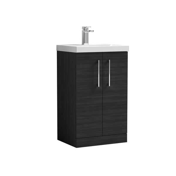 NUIE 500mm Floor Standing 2 Door Vanity & Basin 1
