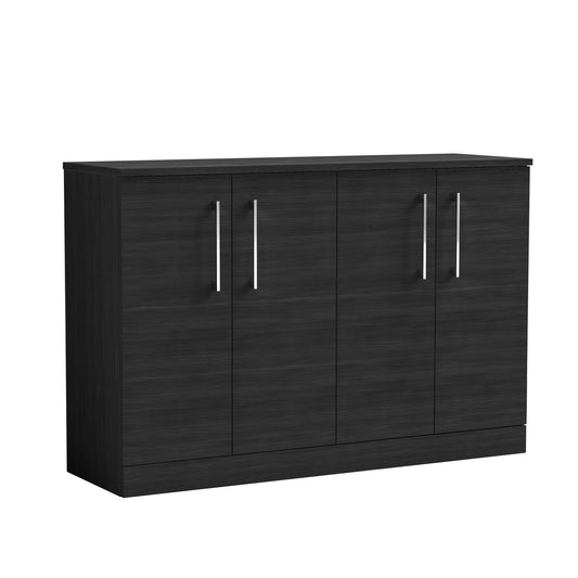 NUIE 1200mm Floor Standing 4 Door Vanity & Worktop