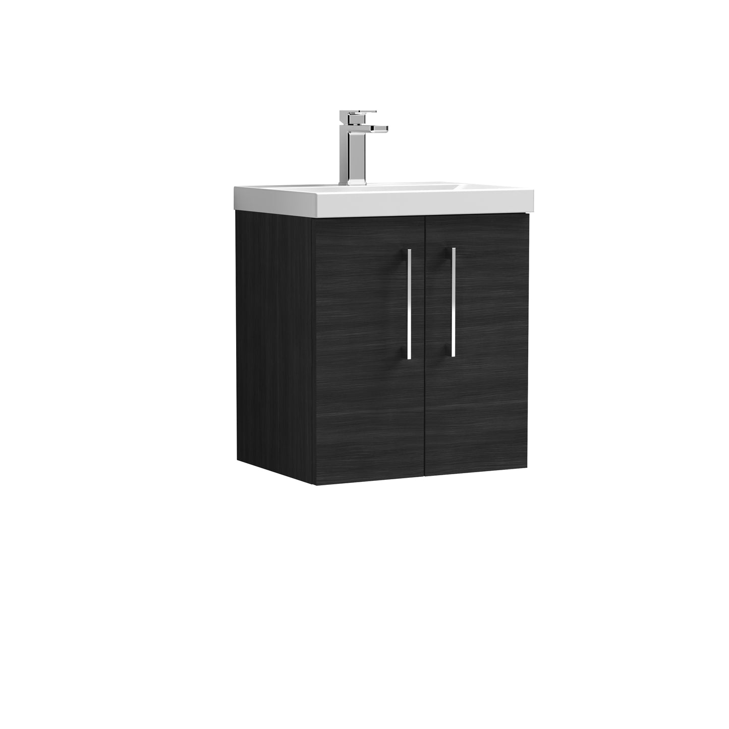 NUIE 500mm Wall Hung 2 Door Vanity & Basin 1