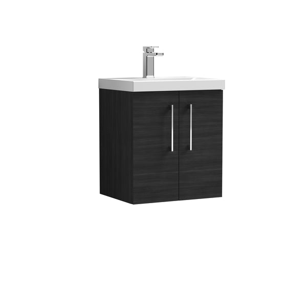 NUIE 500mm Wall Hung 2 Door Vanity & Basin 3