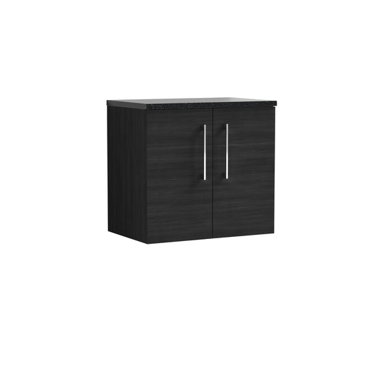 NUIE 600mm Wall Hung 2 Door Vanity & Laminate Top