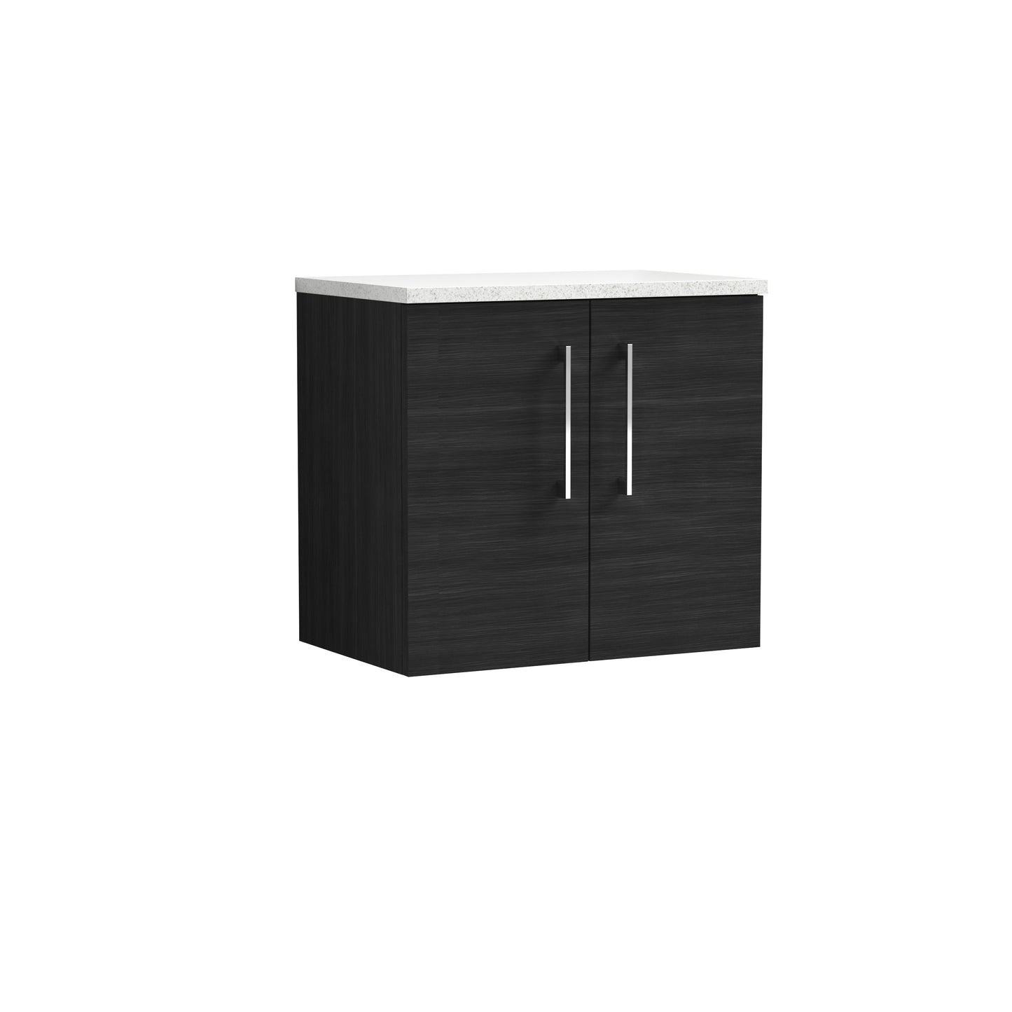 NUIE 600mm Wall Hung 2 Door Vanity & Laminate Top
