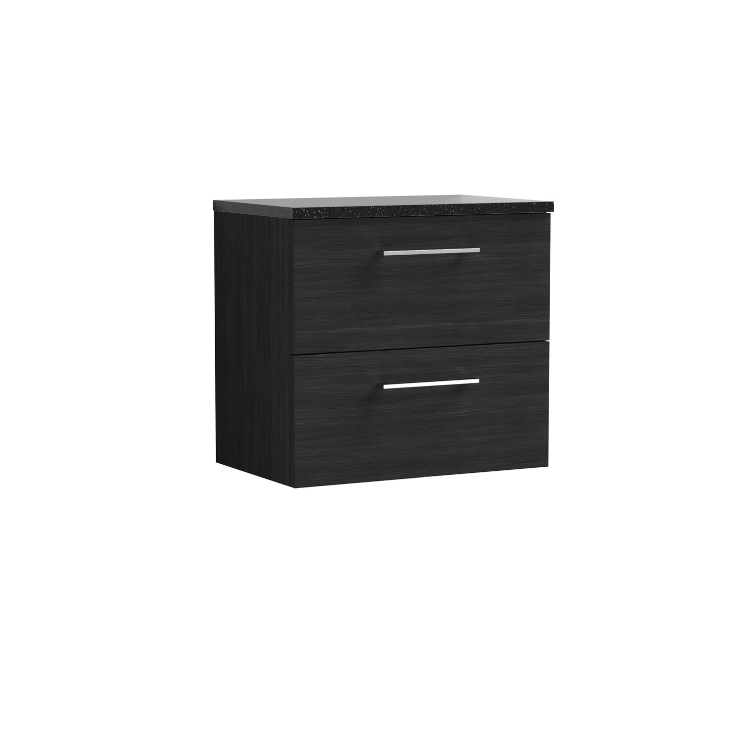 NUIE 600mm Wall Hung 2 Drawer Vanity & Laminate Top