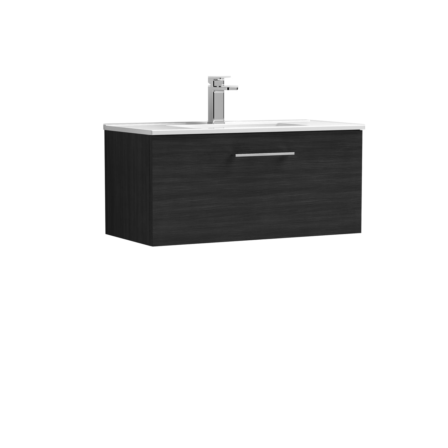NUIE 800mm Wall Hung 1 Drawer Vanity & Basin 2