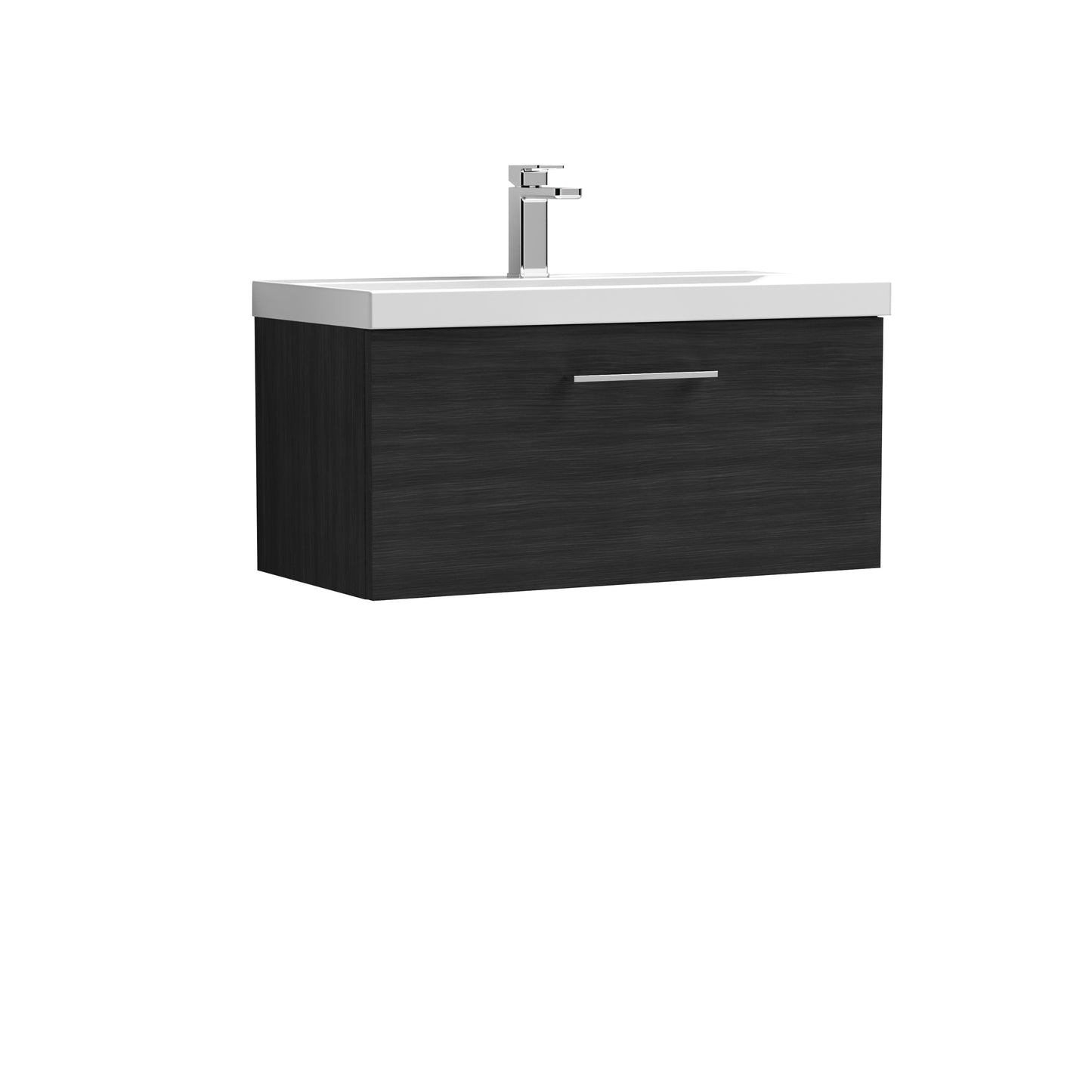 NUIE 800mm Wall Hung 1 Drawer Vanity & Basin 3