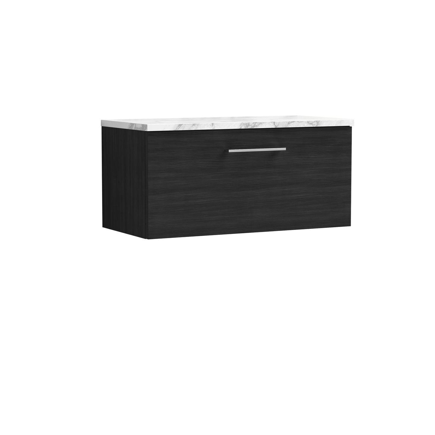 NUIE 800mm Wall Hung 1-Drawer Vanity & Laminate Worktop
