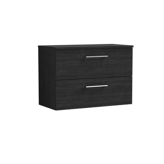 NUIE 800mm Wall Hung 2 Drawer Vanity & Worktop