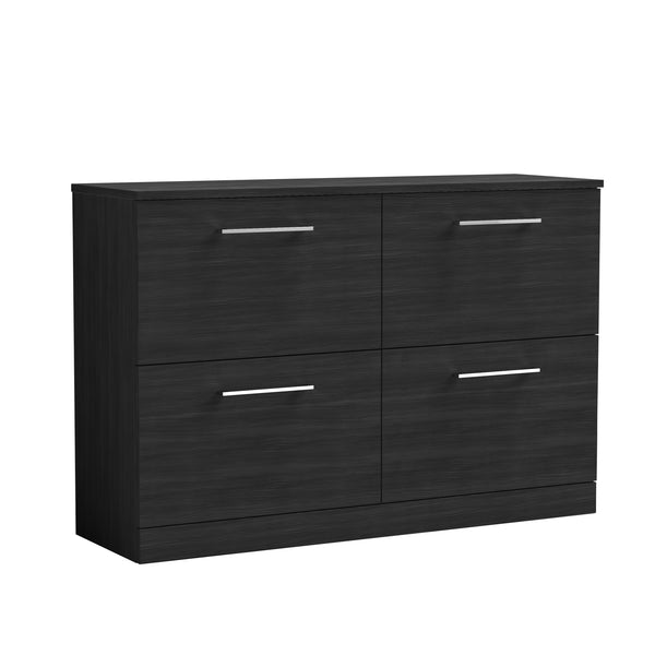 NUIE 1200mm Floor Standing 4 Drawer Vanity & Worktop