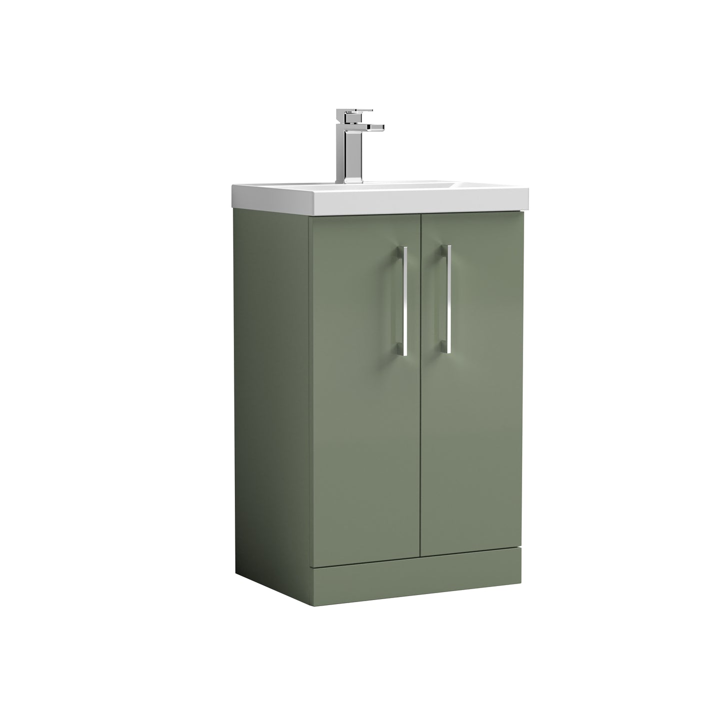 NUIE 500mm Floor Standing 2 Door Vanity & Basin 1