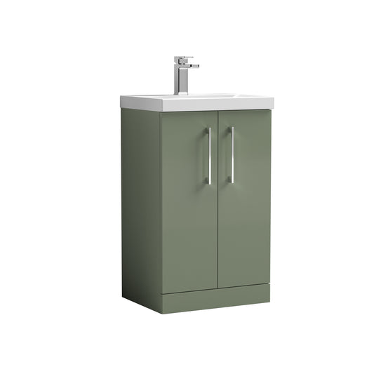 NUIE 500mm Floor Standing 2 Door Vanity & Basin 1