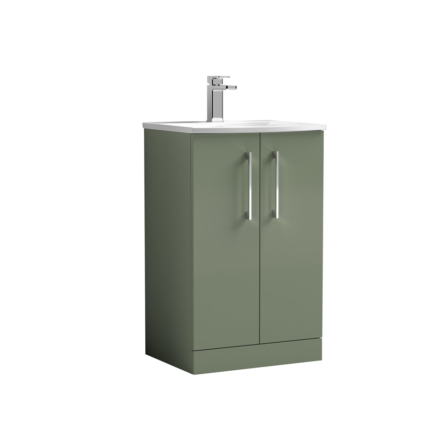 NUIE 500mm Floor Standing 2 Door Vanity & Basin 4
