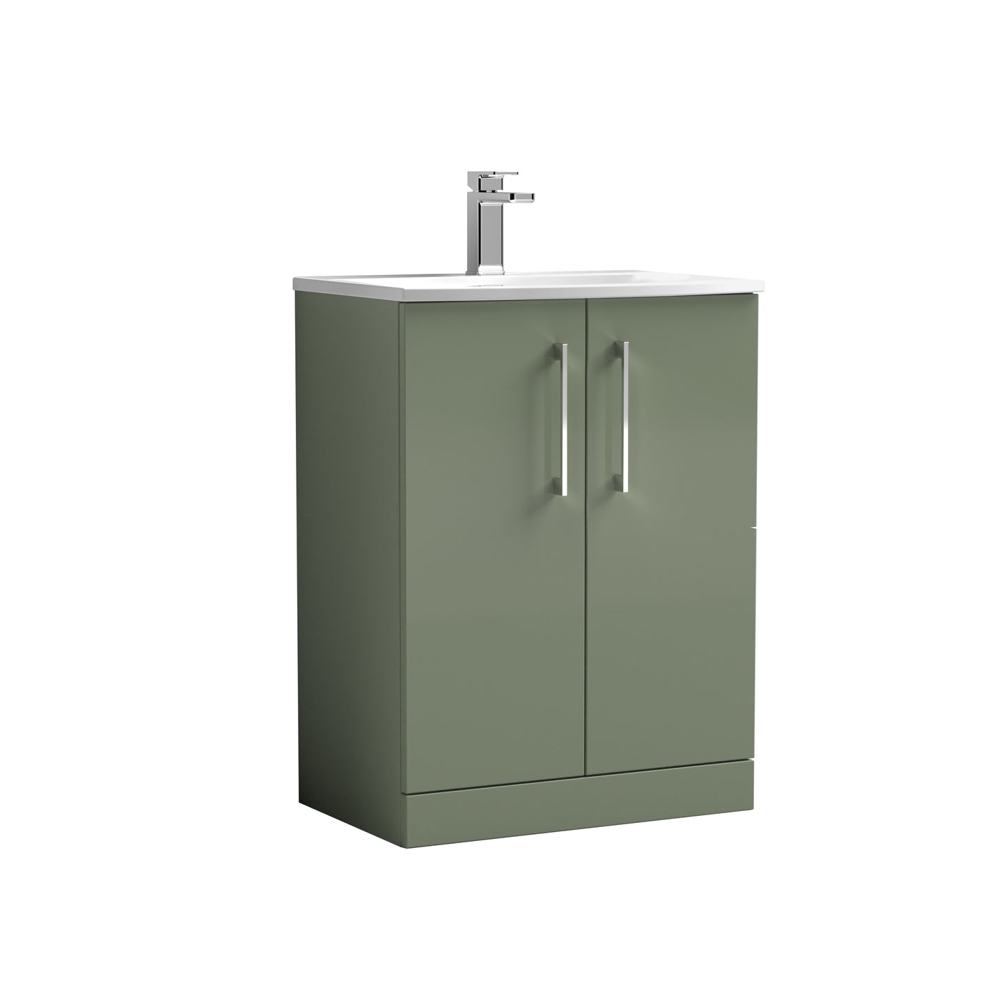 NUIE 600mm Floor Standing 2 Door Vanity & Basin 4