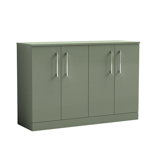 NUIE 1200mm Floor Standing 4 Door Vanity & Worktop