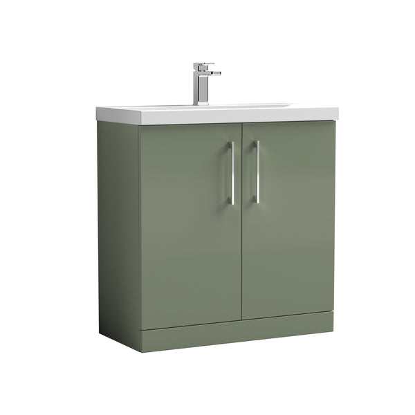 NUIE 800mm Floor Standing 2 Door Vanity & Basin 1
