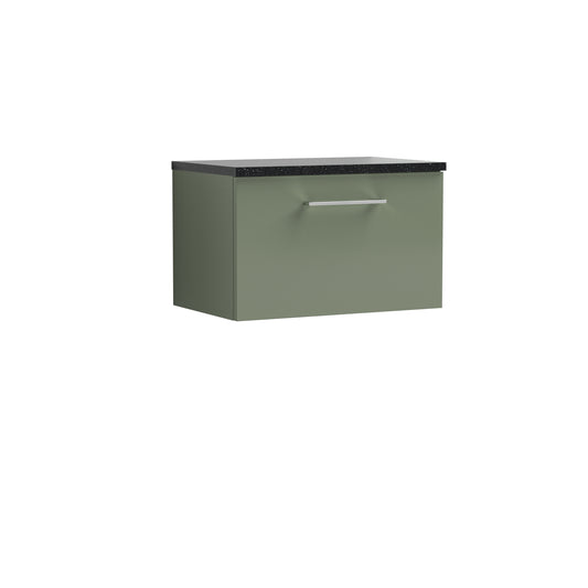 NUIE 600mm Wall Hung 1 Drawer Vanity & Laminate Top