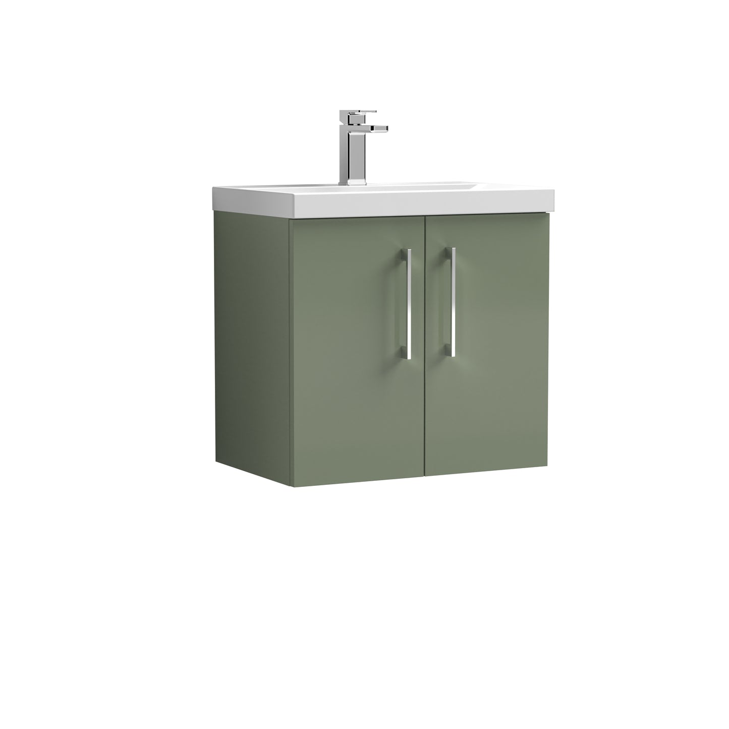 NUIE 600mm Wall Hung 2 Door Vanity & Basin 1
