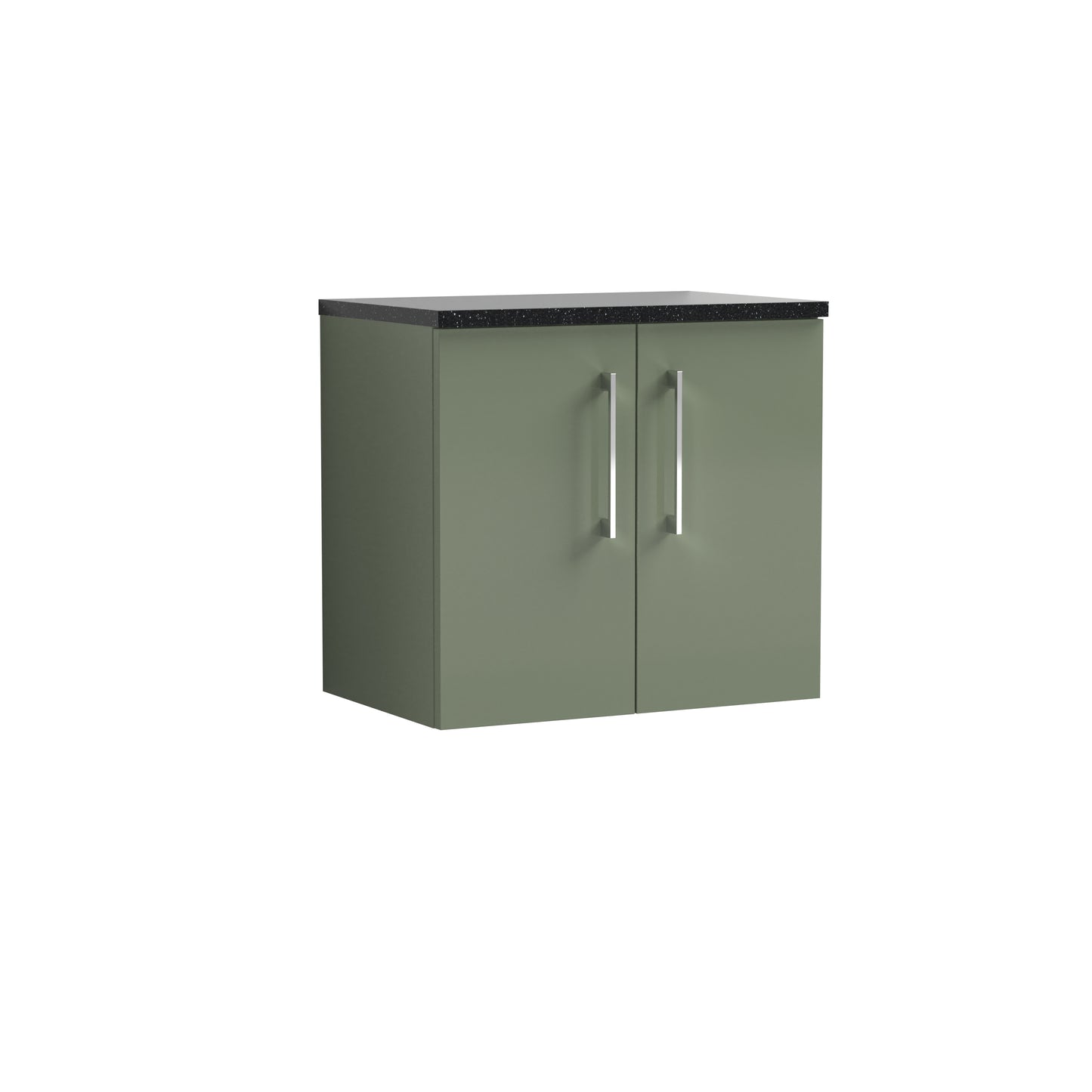 NUIE 600mm Wall Hung 2 Door Vanity & Laminate Top