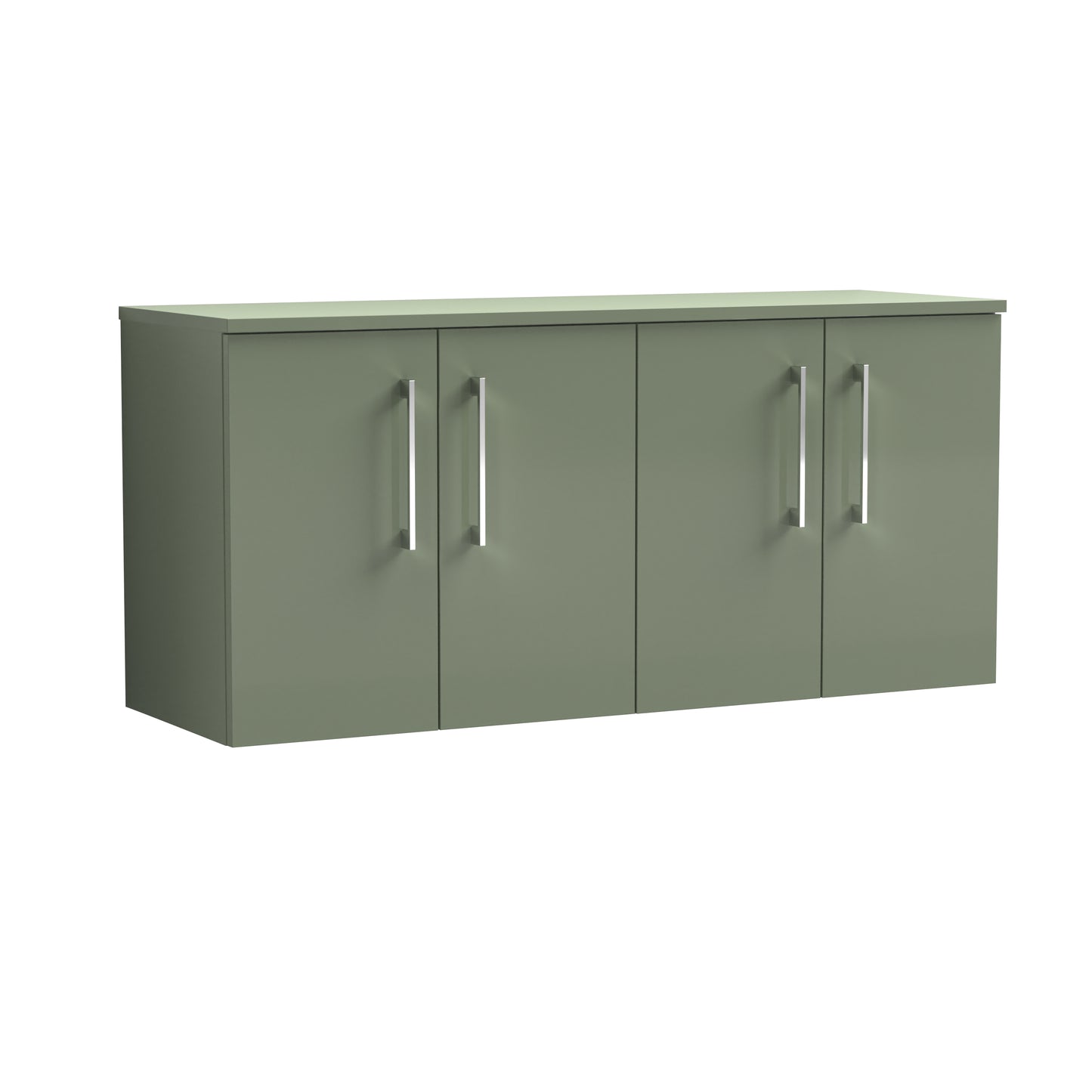 NUIE 1200mm Wall Hung 4 Door Vanity & Worktop