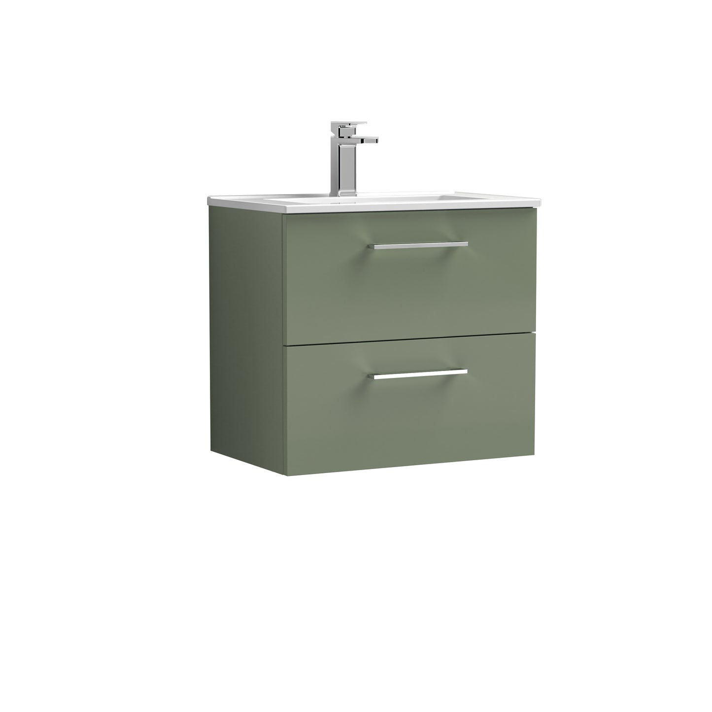 NUIE 600mm Wall Hung 2 Drawer Vanity & Basin 2