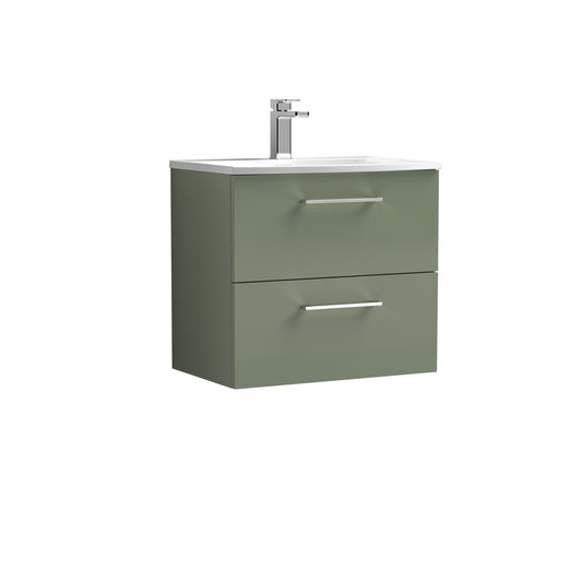 NUIE 600mm Wall Hung 2 Drawer Vanity & Basin 4