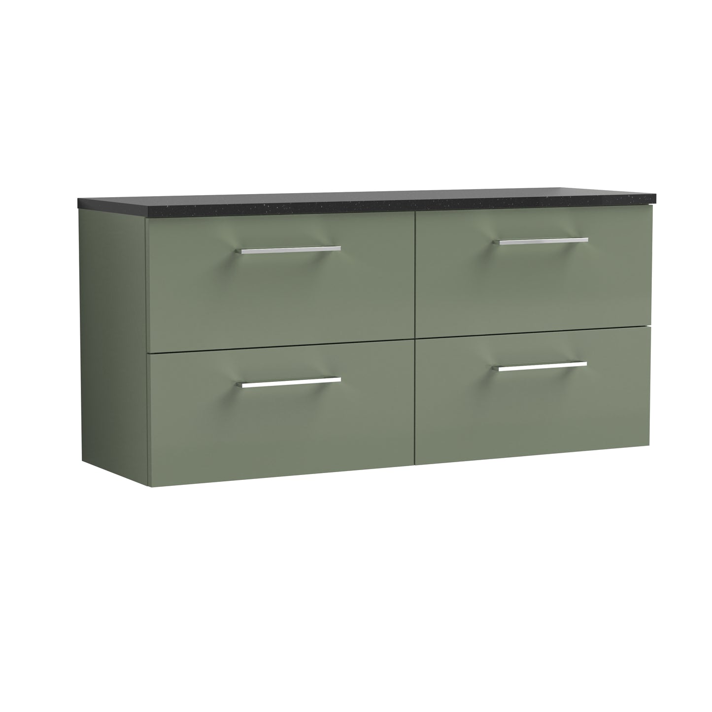 NUIE 1200mm Wall Hung 4-Drawer Vanity & Laminate Worktop