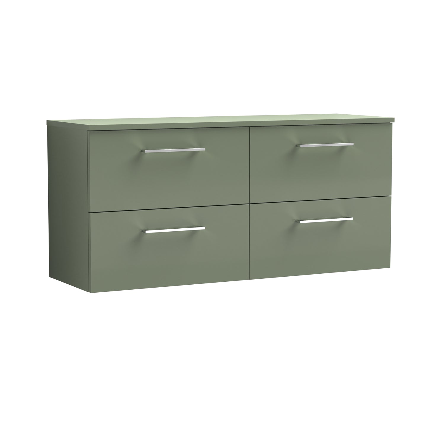 NUIE 1200mm Wall Hung 4 Drawer Vanity & Worktop