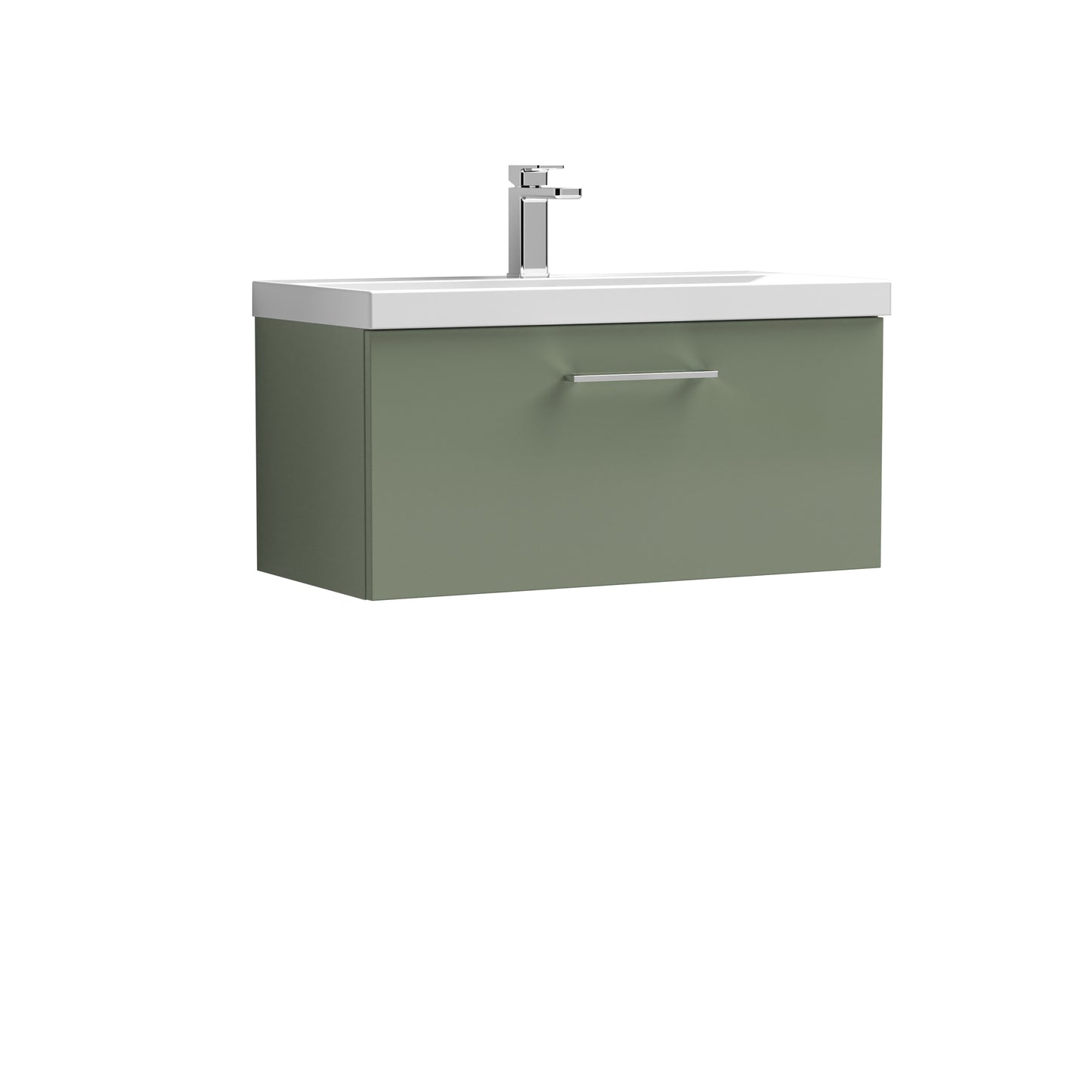 NUIE 800mm Wall Hung 1 Drawer Vanity & Basin 1