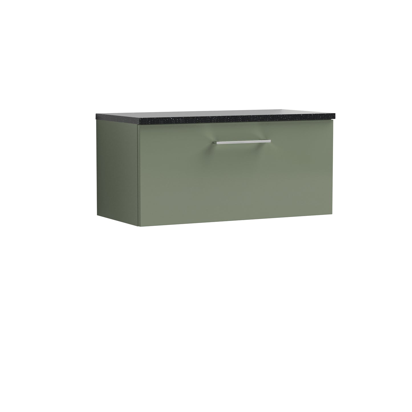 NUIE 800mm Wall Hung 1 Drawer Vanity & Laminate Top