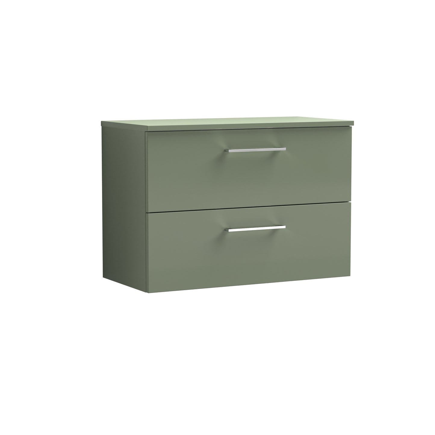 NUIE 800mm Wall Hung 2 Drawer Vanity & Worktop