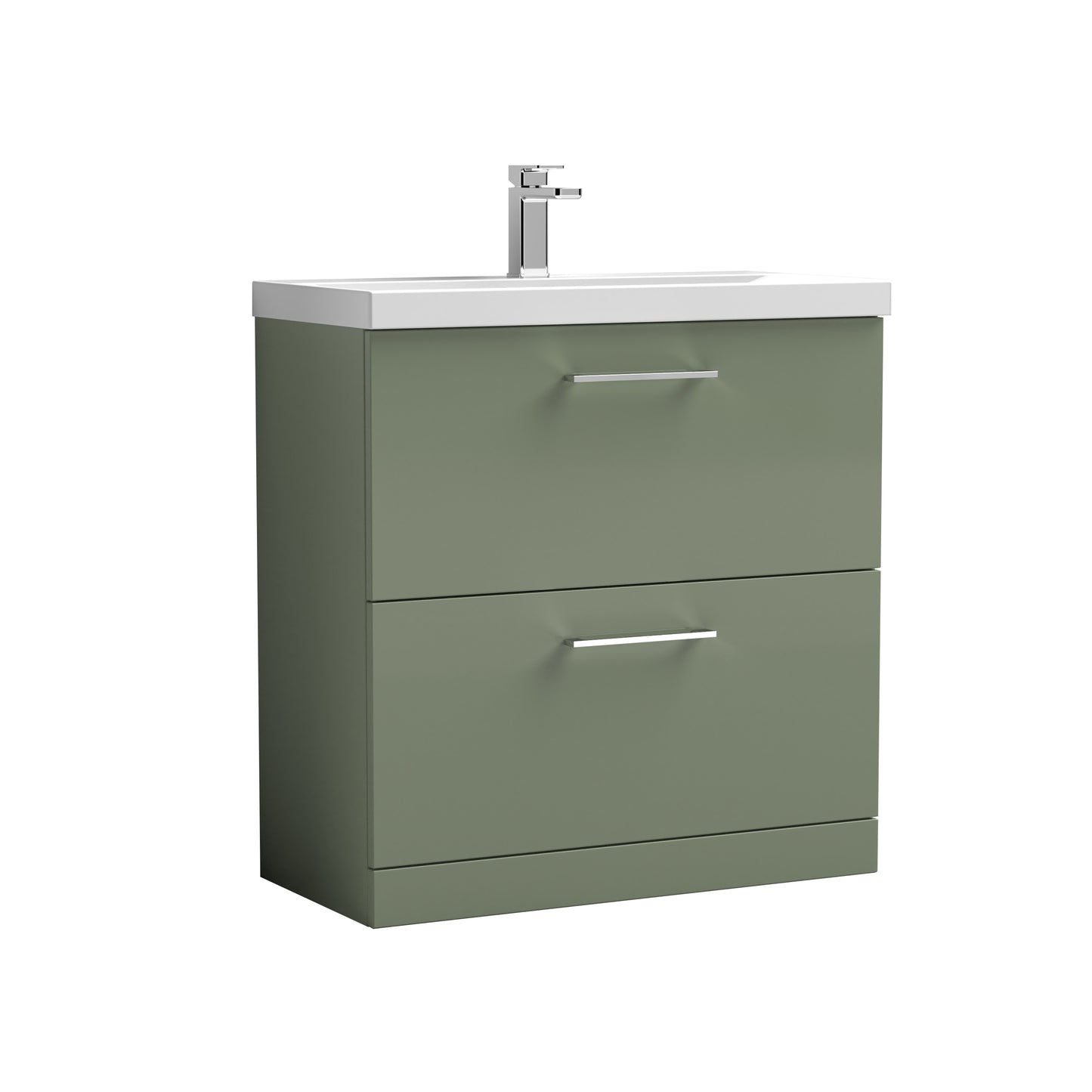 NUIE 800mm Floor Standing 2 Drawer Vanity & Basin 3