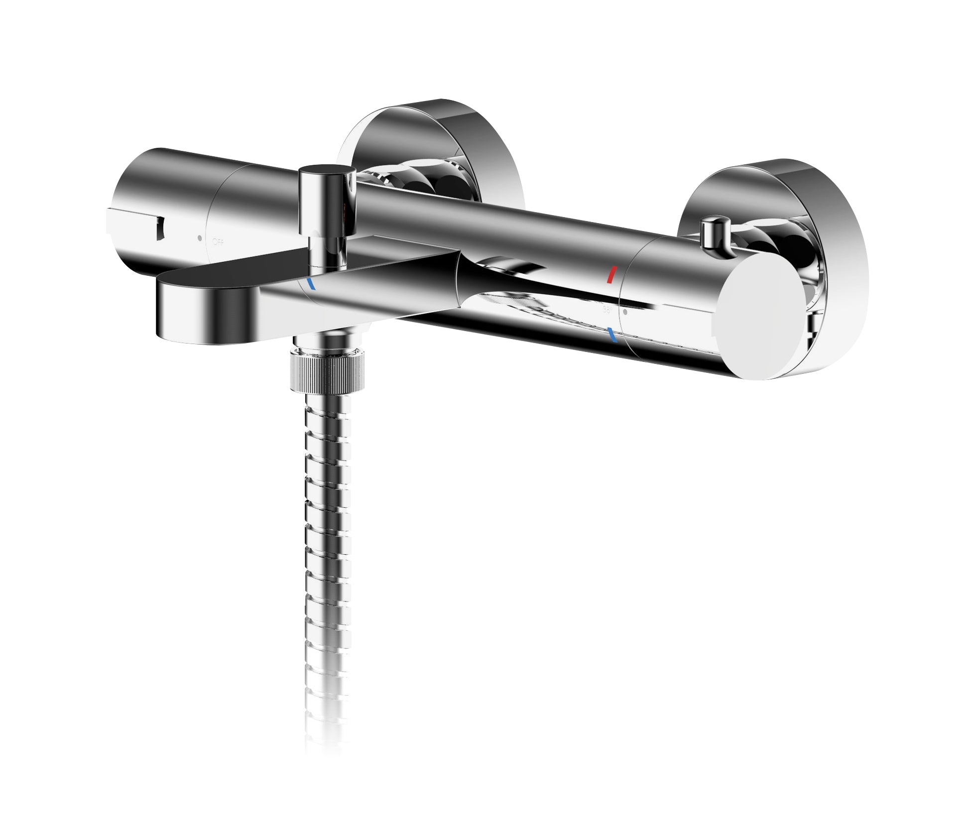 NUIE Wall Mounted Thermostatic Bath Shower Mixer