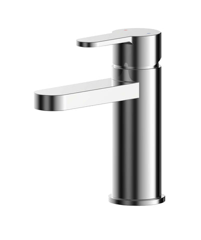 NUIE Mini Basin Mixer With Push Button Waste