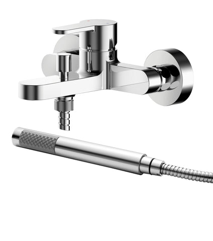 NUIE Wall Mounted Bath Shower Mixer With Kit