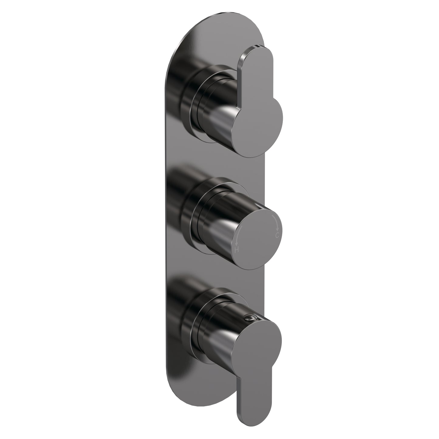 NUIE Arvan Triple Thermostatic Valve With Diverter