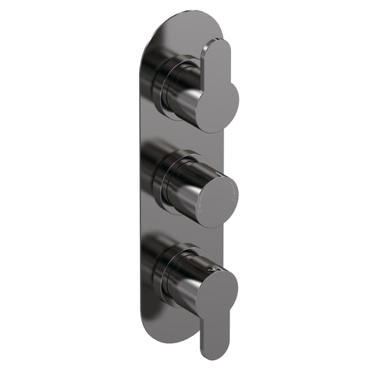 NUIE Arvan Triple Thermostatic Valve With Diverter
