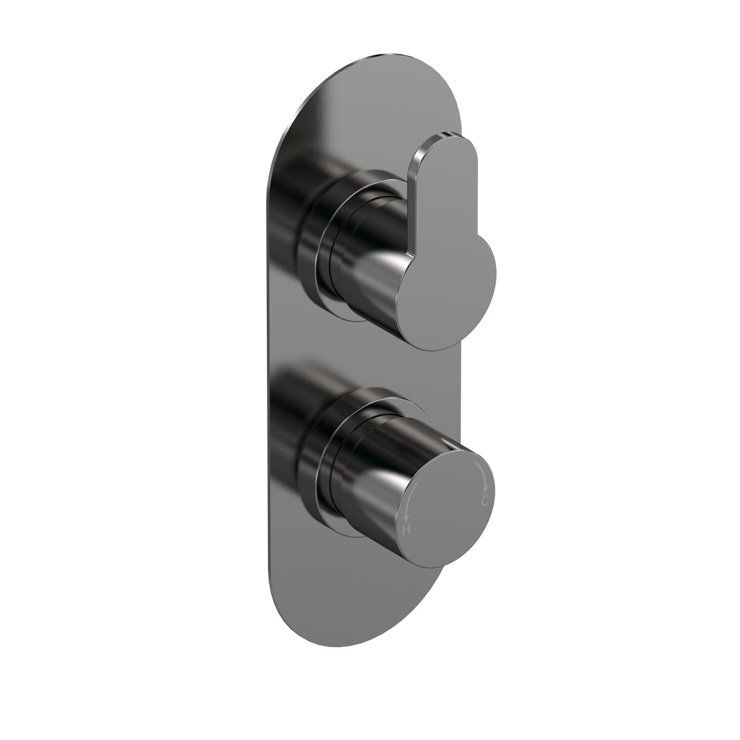 NUIE Arvan Twin Thermostatic Valve With Diverter