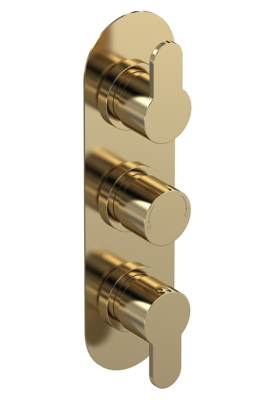 NUIE Triple Thermostatic Valve With Diverter