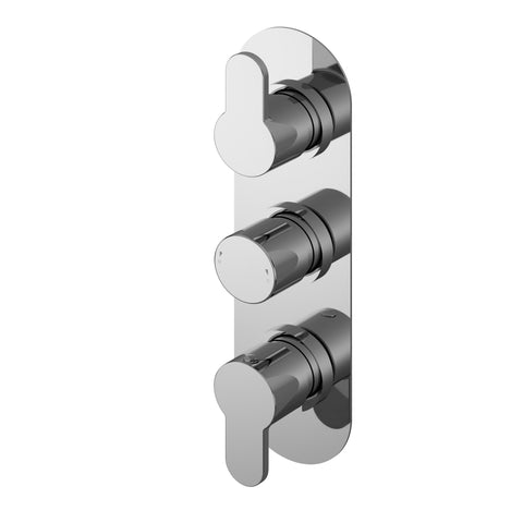 NUIE Triple Thermostatic Valve With Diverter