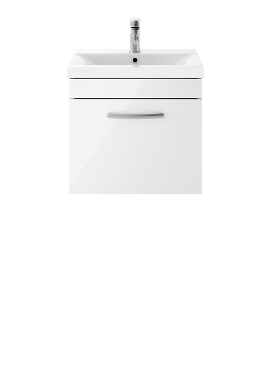 NUIE 500mm Wall Hung Vanity With Basin 1