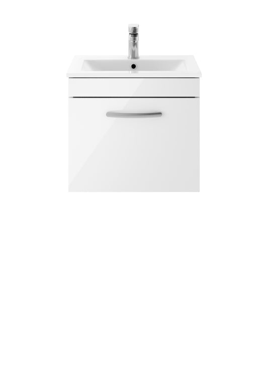 NUIE 500mm Wall Hung Vanity With Basin 2