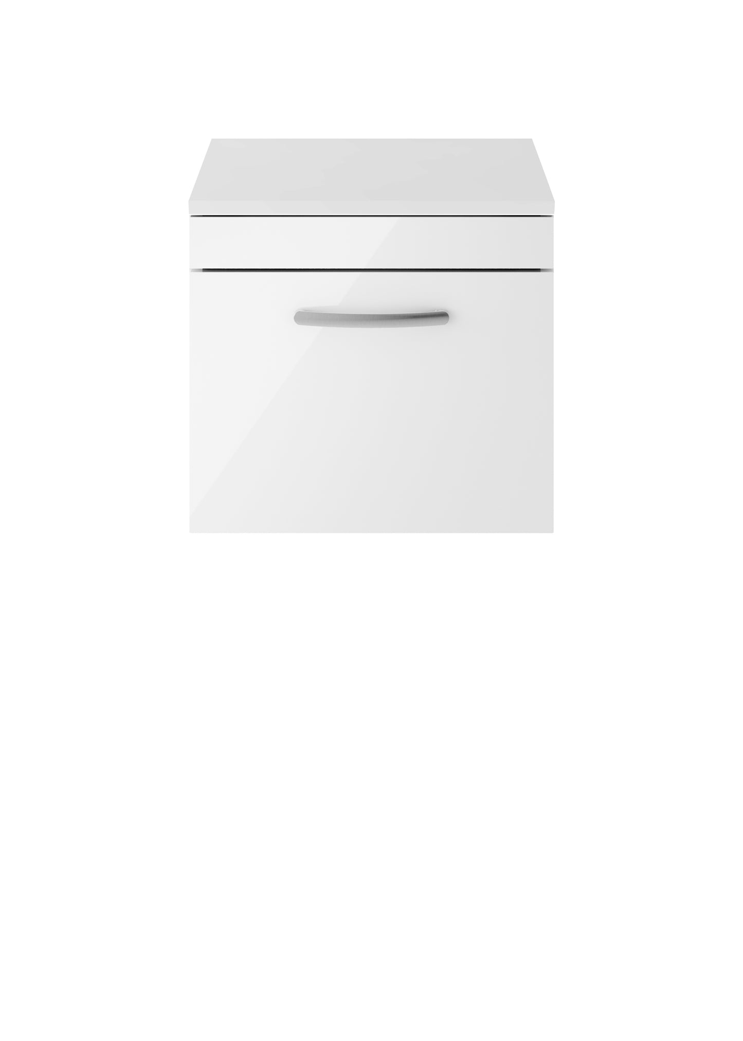 NUIE 500mm Wall Hung Vanity With Worktop