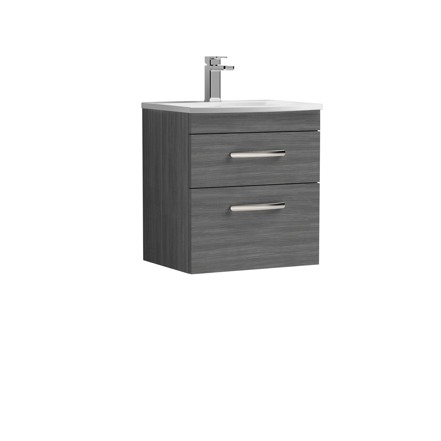 NUIE 500mm Wall Hung Vanity With Basin 4